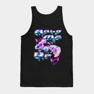 Hold me up y2k vaporwave vibe Tank Top